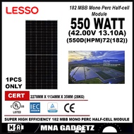 LESSO 550W 182 MBB MONO PERC HALF-CELL MODULE MNA GADGETZ SOLAR PANEL