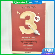 numbuzin | Numbuzin No.3 Tingle Pore Softening Sheet Mask 5Ea