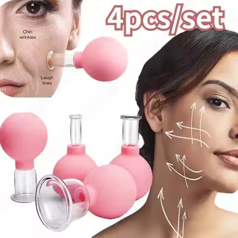Vacuum Cupping Glass Jar Cellulite Massager For Face Acupuncture Hijama Suction Cup Slimming Fat Bur