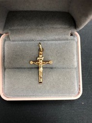 14K 金十字架吊墜