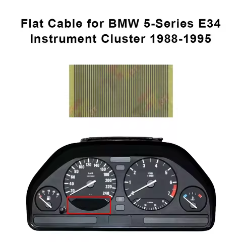 Flat Cable for BMW 5-Series E34 Instrument Cluster 1988-1995