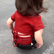 Kids Tshirt Girl Backless Top Tshirt Kids Girl
