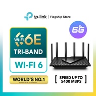 TP-Link AXE5400 Tri-Band Gigabit Wi-Fi 6E (New 6GHz band) OneMesh Wireless WiFi Router Archer AXE75