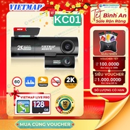 Camera hành trình Vietmap KC01 - Cảnh báo giao thông ghi hình trước sau - SM EV Charger - Hàng chính