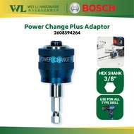 BOSCH 3/8" Power Change Plus Adaptor For Hole Saw 2608594264 / Hole Saw Adapter BOSCH