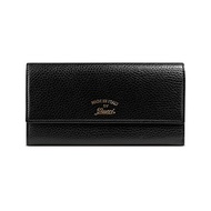 Gucci Women s Black Swing Leather Snap Closure Continental Wallet