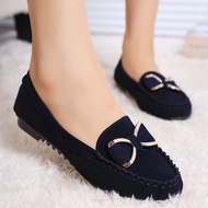 Spring Peas Shoes - Flat Heel Bow Knot Casual & Work Shoes