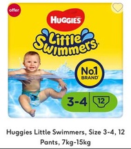 Huggies 游泳片