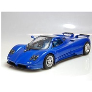 1 : 18 ( 合金 車 ) 幽靈 之子 義大利 帕加 尼 PAGANI ZONDA C12 ( 限量 藍 ) 超級 跑車 我強調 我很 稀有 !