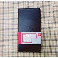 Deli 7903 leather notebook 160 pages 175mmx95mm
