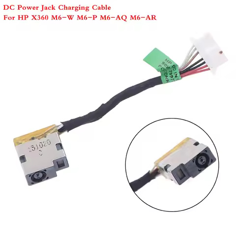 Orinal Laptop DC Power Jack With Cable for HP Envy X360 M6-W Pavilion X360 13-S 807522-001 809824-00