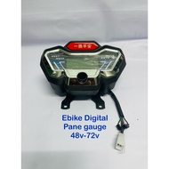 Ebike Digital Panel Guage 48v-60v-72v