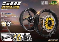 Yamaha Y16ZR/ Y15ZR Modify Front Double Disc Big Size GTB Sport Rim Rapido 501 NEW 5 Kaki