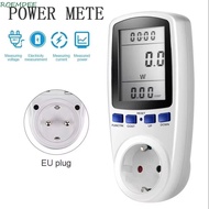 ROEMDEE Digital LCD Wattmeter, 220V 110V EU/AU/UK/FR/US Plug AC Power Meter, Kilowatt Meter Digital 