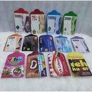 (FREE TO CHOOSE) Eid Envelope with Money Motif, ATM, Viral Candy Snack - Idul Fitri 2025 Envelope - 