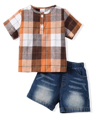 XUANHAO Toddler Baby Boy Clothes Summer Outfits 12 18 24 Months 2T 3T 4T Short Sleeve Shirts Tops Cl