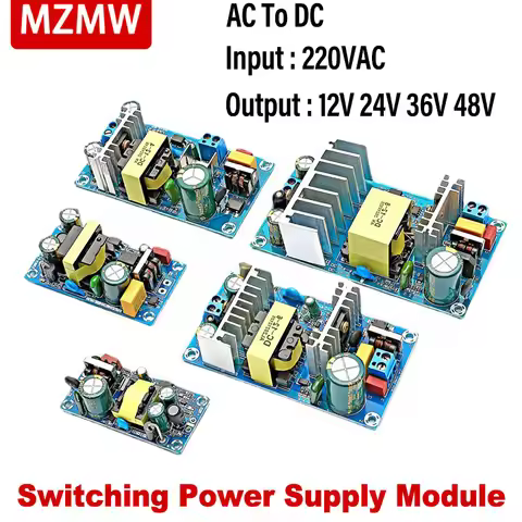 MZMW Isolated Switching Power Supply Module 220V AC-DC 5V 12V 24V 36V 48V 1A 2A 3A 4A 6A 7A 8A 9A 12