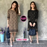️ Evina Long Tunic Knitted Tunic Collection Alham Top Thick, Cool Daily College Women'sWanita