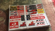 STIKER BRT STIKER RCB STIKER OHLIN STIKER ACERBIS dll