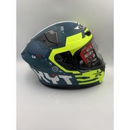 KYT TT Course Fuselage Matt Yellow Full Face