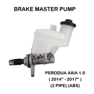 BRAKE MASTER PUMP PERODUA AXIA 1.0 AUTO MANUAL VVT-I 2014 - 2017 ABS 2 PIPE 47201-BZ520 BRAKE MASTER