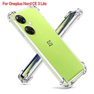 OnePlus Nord CE 3 Lite 5G Case OnePlus 11 10 11R 10T 8 9 8T Nord 2 2T N10 N100 N20 SE Oneplus Nord CE 2 3 Lite 5G Shockproof Transparent TPU Phone Case Back Cover
