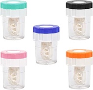 Contact Lens Container, Pack of 5 Contact Lenses, Soaking Case, Manual Wearable, Eye Contacts, Colou