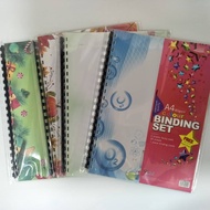 A4 Binding Set (Colour )/buku Folio A4 / Buku Scrap A4