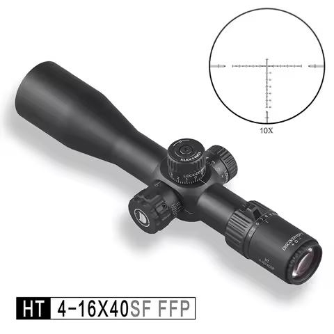 DISCOVERYOPT HT 4-16X40SF Compact FFP Riflescope Sniper AirGun Illuminated Scope First Focal Plane S