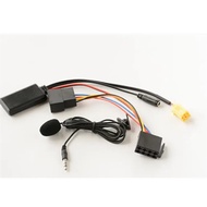Bluetooth 5.0 Aux Cable Microphone Adapter ISO for Fiat Grande Punto Alfa Romeo