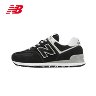 NEW BALANCE NB男鞋女鞋574系列情侣运动休闲鞋透气耐磨 黑色ML574EVB 42 (脚长26.5cm)