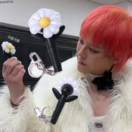 Kpop BIGBANG Mini Lightstick Keyring Idol G-DRAGON Little Daisy Glow Stick Bag Keychains Fans Gift