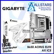 (ALLSTARS : DIY Mainboard PROMO) Gigabyte B650 AORUS Elite AX ICE / B650 AORUS Elite AX ICE /  AMD AM5 Mainboard