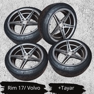 MURAH SANGAT A used set of  215/45R17 + Tyre (Bridgestone) 1 SET
