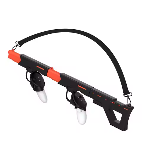 VR Gun Stock for Meta Quest 3S/Quest 3, Magnetic VR Accessories for Oculus Quest 3, Controller Grips