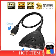 HDMI 2.0 Switcher 4K Hdmi Switch HDMI Splitter Adapter Cable for HDTV PS4 Xbos Unifi Mi TV stick
