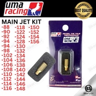 MAIN JET UMA RACING PWK PWM PJ PE28 SUDCO UKURAN 88 SAMPAI 88 - 156