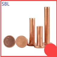 Copper countersunk head rivets GB869 percussion type flat head flat cone head solid rivets Copper d 