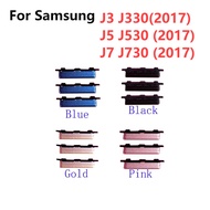 3Pcs Power Volume Button For Samsung Galaxy J3 J5 J7 2017 Pro J330 J530 J730 Housing Side Key