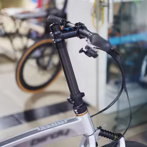 SILVEROCK HP001 Headtube 28.6mm 30cm - 37cm 0 3 Degree Forward for BIRDY 3 Folding Bike Handlepost H