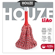 [HOUZE] LIAO Microfiber Twist Mop with Telescopic Metal Handle - Bathroom | Kitchen | Lightweight