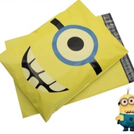 M Size Cute Yellow Minions Flyers Courier Parcel Plastic Packaging Bag Kurier Plastik Jnt/PosLaju/DH