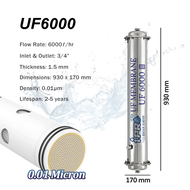 IPRO Stainless Steel UF6000L Ultrafiltration Membrane UF 0.01 Micron - Outdoor Water Filter System w