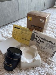 Nikon AF DX Fisheye- Nikon 香港行貨 只用過兩次 ED 10.5 m f/2.8G 鏡頭 超廣角魚眼鏡頭眼鏡頭