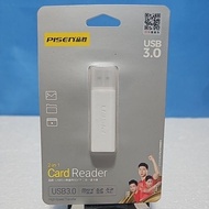 PISEN 2in1 Card READER USB 3.0 For Mirco SD and SD HC SD XC High Speed Transfer