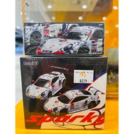 TINY Micro Shadow Co-Branded SPARKY Porsche 911 2018 Little Racing 912 Racing Model Alloy Car Model 