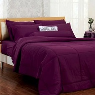 FOUNTAIN ชุดเครื่องนอน (ผ้าปู+นวม) (ของแท้ 100%) รหัส FTสีม่วง
