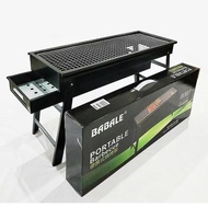 Grill Large Portable And Foldable Charcoal Barbeque BBQ Grill Stainless Barbecue Grill Steel Black P