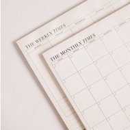 Minimalist Weekly Planner Notepad - Weekly and Monthly Planner Pad to Do List Memopad Planner 9*6"