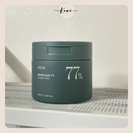 [KORI] Anua 77% Houttuynia Cordata Cotton Pad PDRN Cotton Pad Hyaluronic Acid Cotton Pad Cleansing C